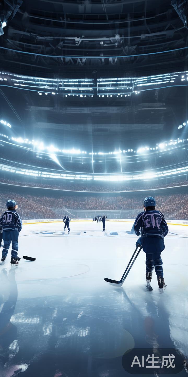 冰球作为一项极具速度与技巧的运动，依托于高科技的虚